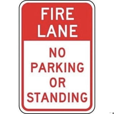 Accuform NO PARKING SIGNS 18 in  X 12 in  ENGINEER FRP153RA